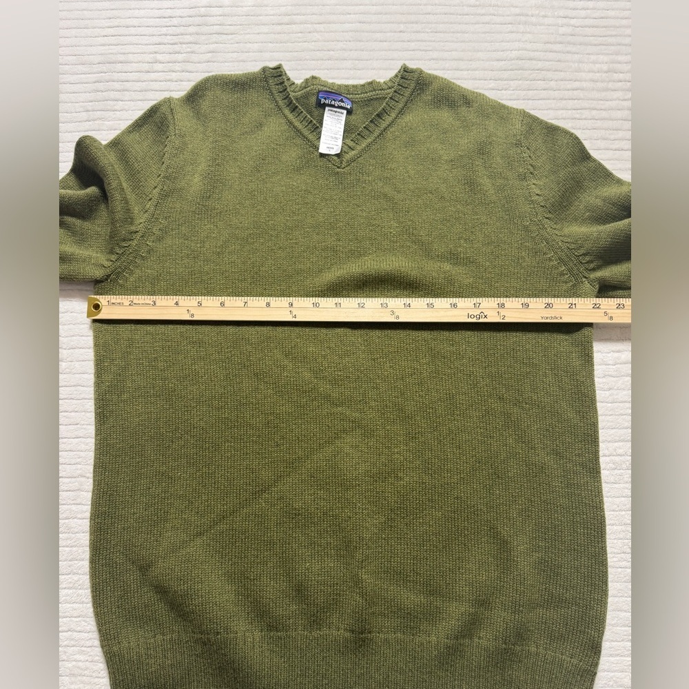 Patagonia Olive V-Neck Sweater for Men - Picture 6 of 6